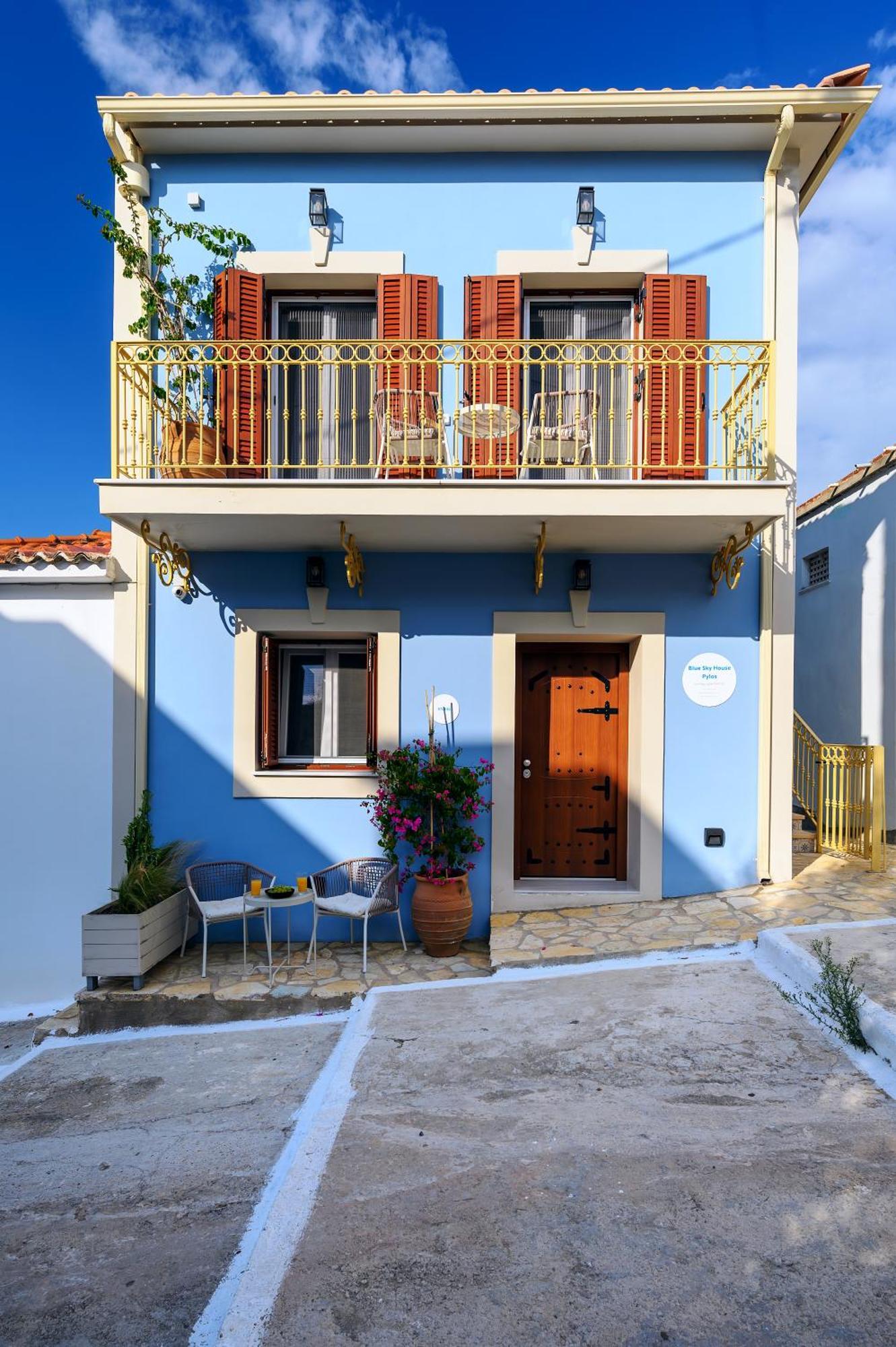Blue Sky House Aparthotel Pylos Exteriör bild